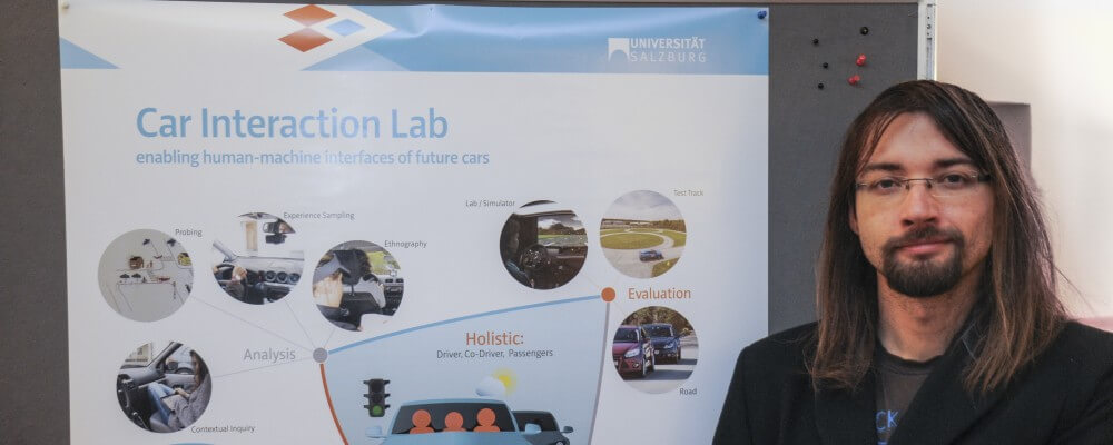 Presentation of the car interaction lab at Bayern Innovativ:Mobilität querdenken 2015